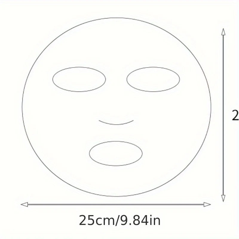 100 Clear Mask Sheets - Skincare Essentials for a Glowing Complexion - Disposable Hydrating Mask Facial Treatment Tool