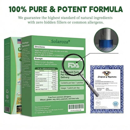 Official Solaroza® Centre💯High-Precision 10-in-1 Weight Loss Patch with Berberine & NAD+